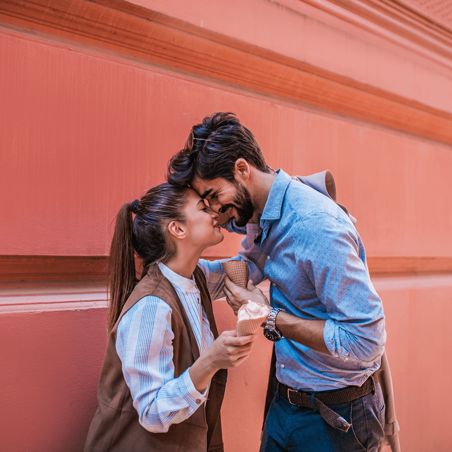 Couple with subtle attraction